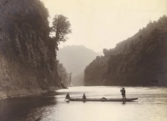 Whanganui-Fluss, ca. 1905